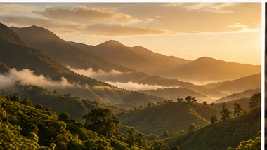 The Bundibugyo District highlands of western Uganda